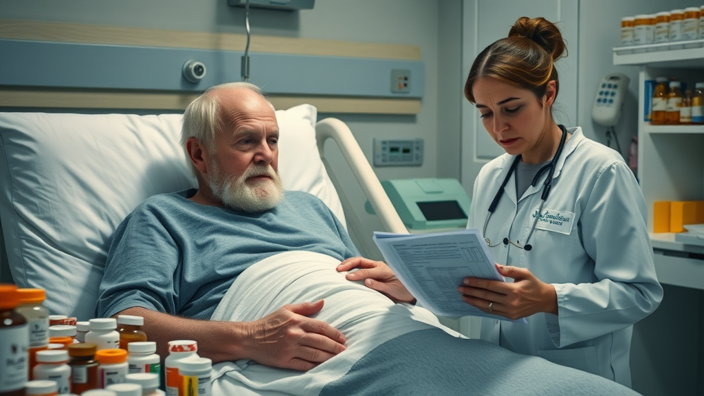 elderly patient faces medication errors in Louisiana emergency room