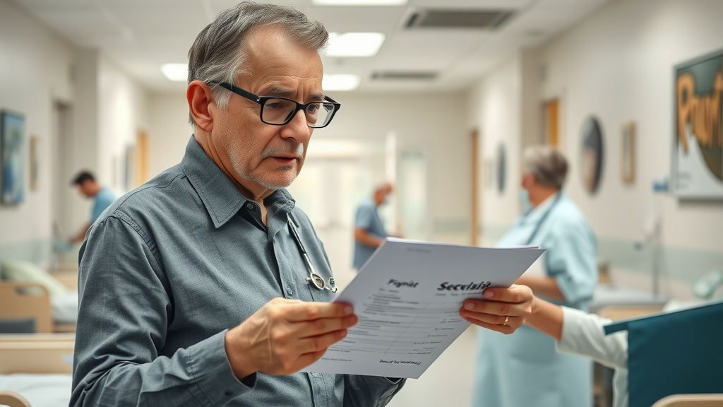 Inspector examining skilled nursing facility cleanliness and care standards in nursing home care Louisiana