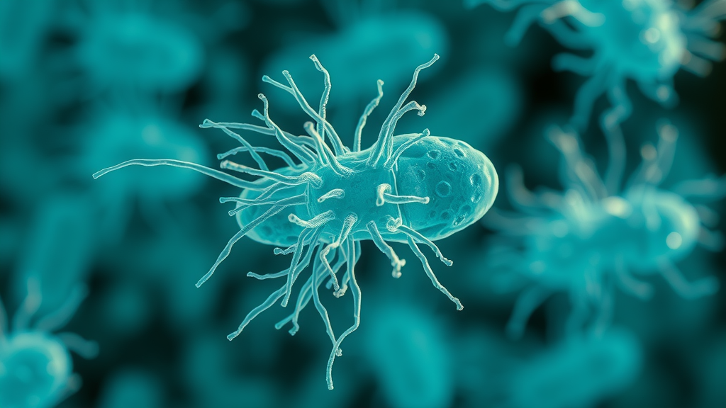E. coli bacteria, common cause of urinary tract infection in elderly